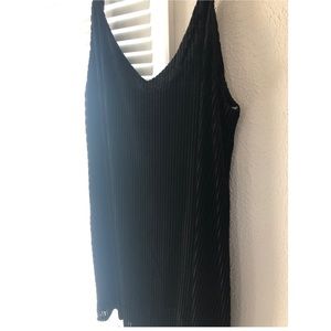 Wild Fable velvet black tank dress
